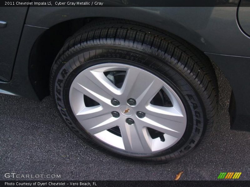 Cyber Gray Metallic / Gray 2011 Chevrolet Impala LS