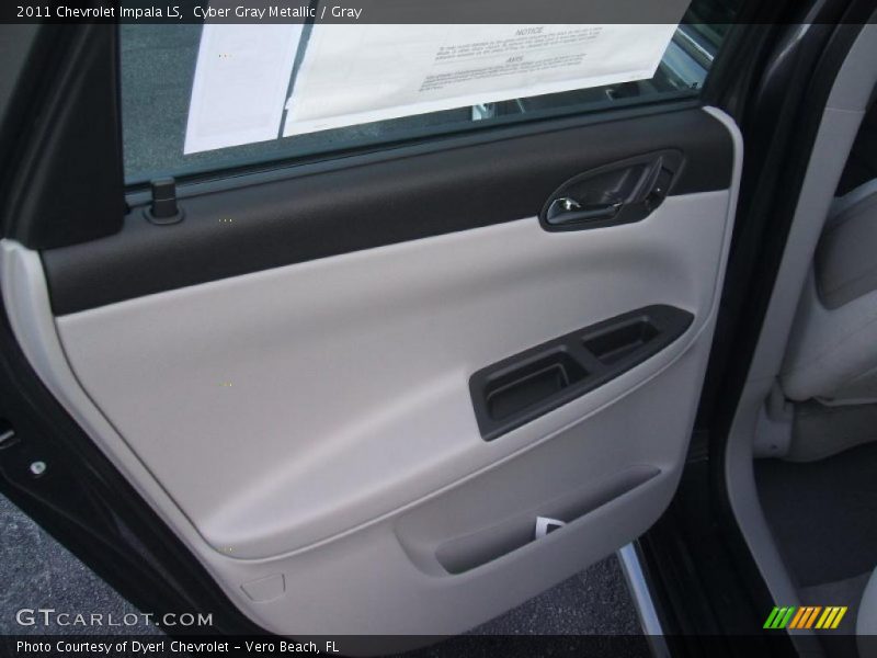 Cyber Gray Metallic / Gray 2011 Chevrolet Impala LS