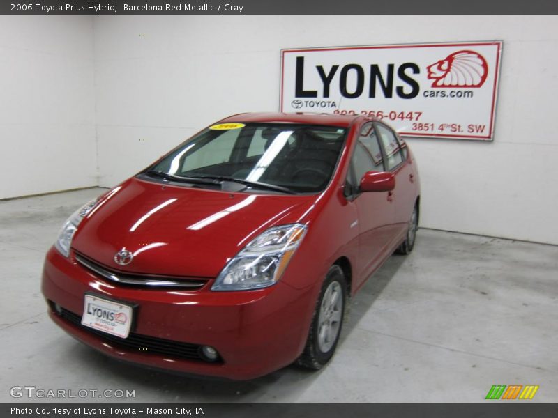Barcelona Red Metallic / Gray 2006 Toyota Prius Hybrid