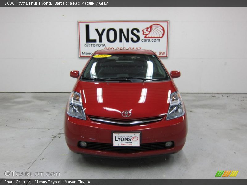 Barcelona Red Metallic / Gray 2006 Toyota Prius Hybrid