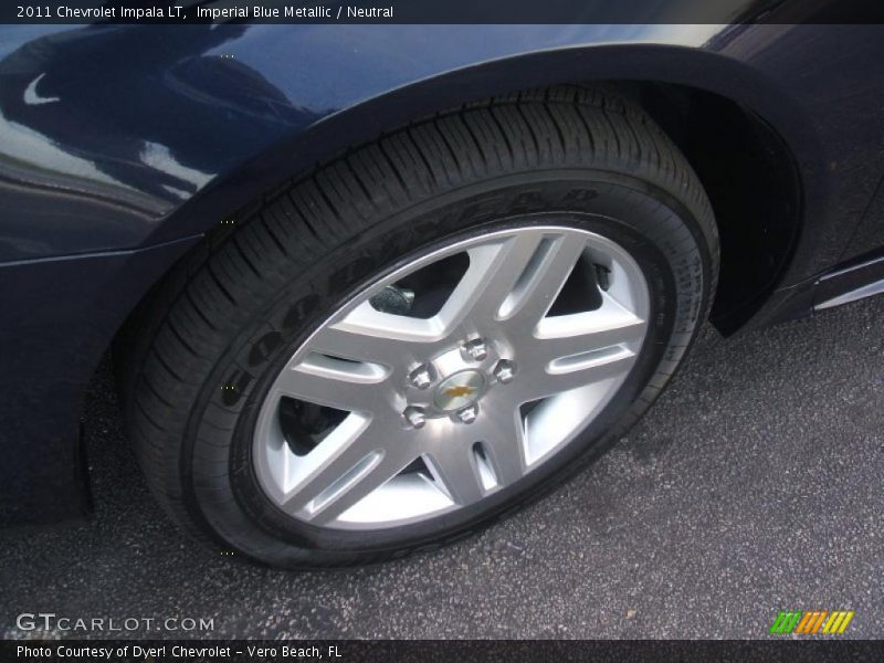 Imperial Blue Metallic / Neutral 2011 Chevrolet Impala LT