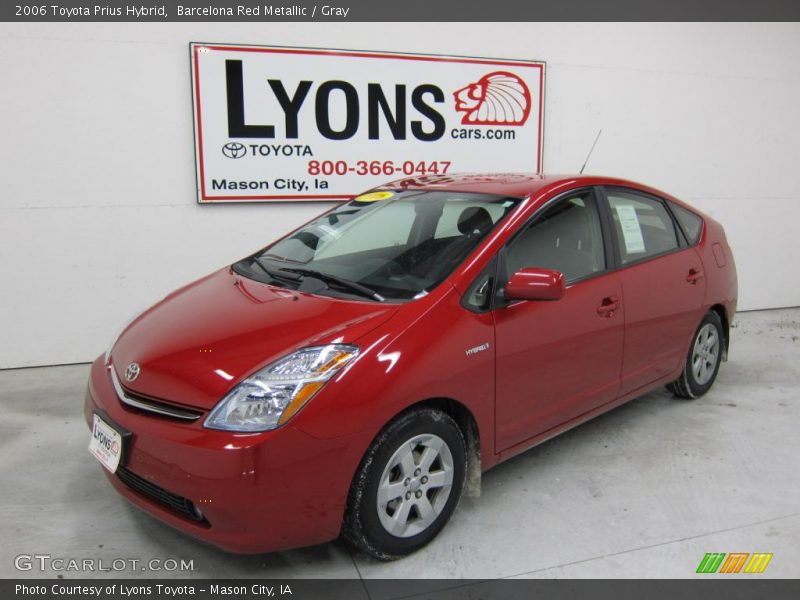 Barcelona Red Metallic / Gray 2006 Toyota Prius Hybrid