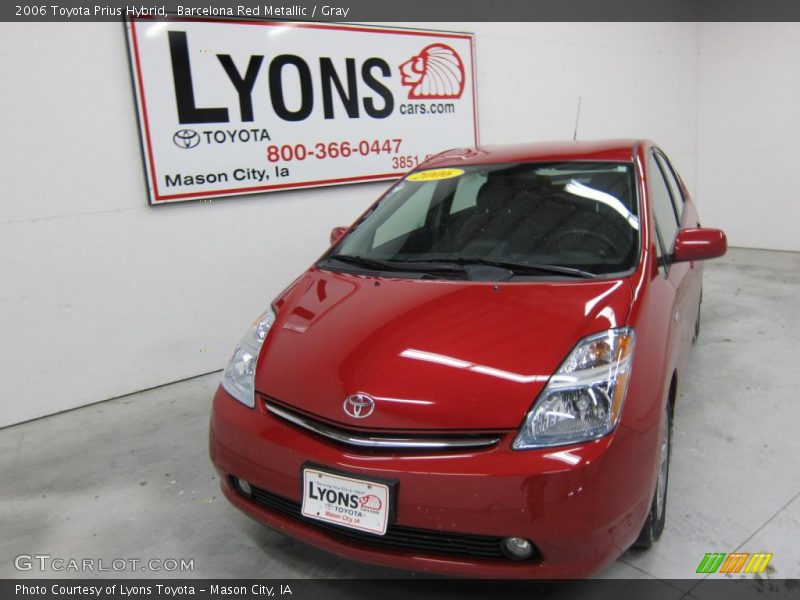 Barcelona Red Metallic / Gray 2006 Toyota Prius Hybrid