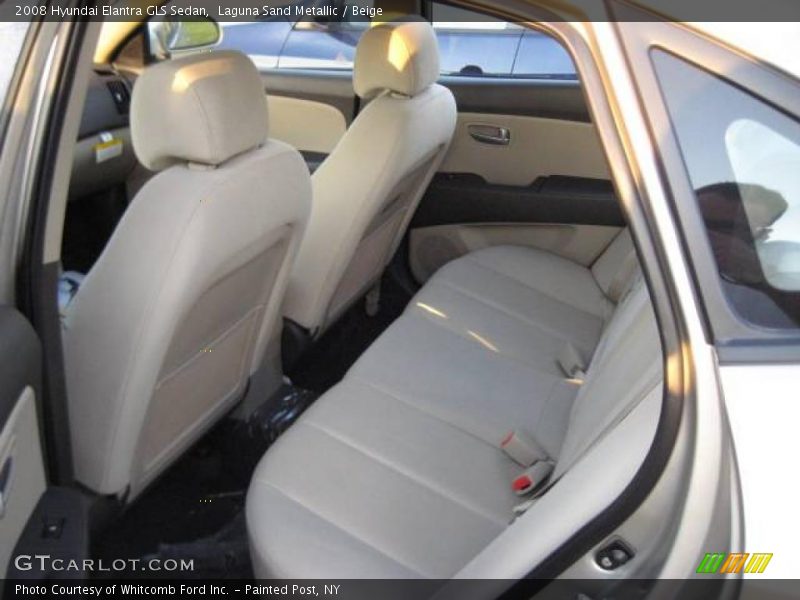 Laguna Sand Metallic / Beige 2008 Hyundai Elantra GLS Sedan