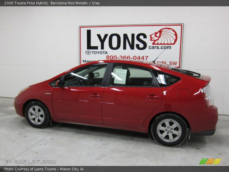 Barcelona Red Metallic / Gray 2006 Toyota Prius Hybrid