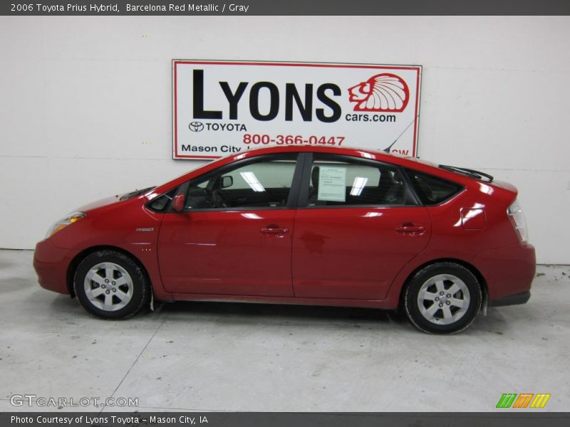 Barcelona Red Metallic / Gray 2006 Toyota Prius Hybrid