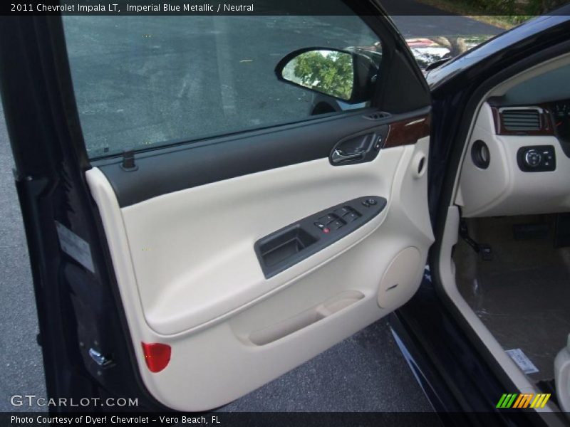 Imperial Blue Metallic / Neutral 2011 Chevrolet Impala LT
