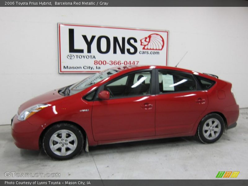 Barcelona Red Metallic / Gray 2006 Toyota Prius Hybrid