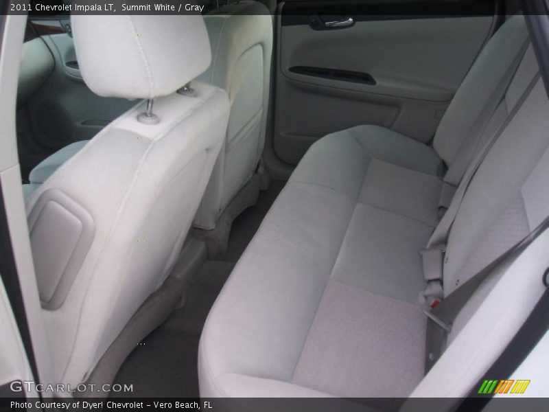 Summit White / Gray 2011 Chevrolet Impala LT