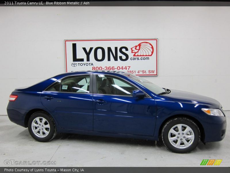 Blue Ribbon Metallic / Ash 2011 Toyota Camry LE