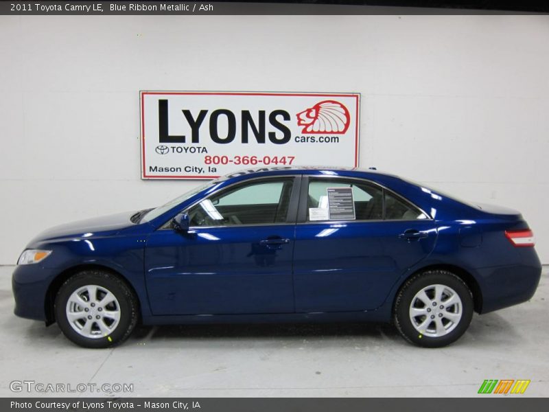 Blue Ribbon Metallic / Ash 2011 Toyota Camry LE