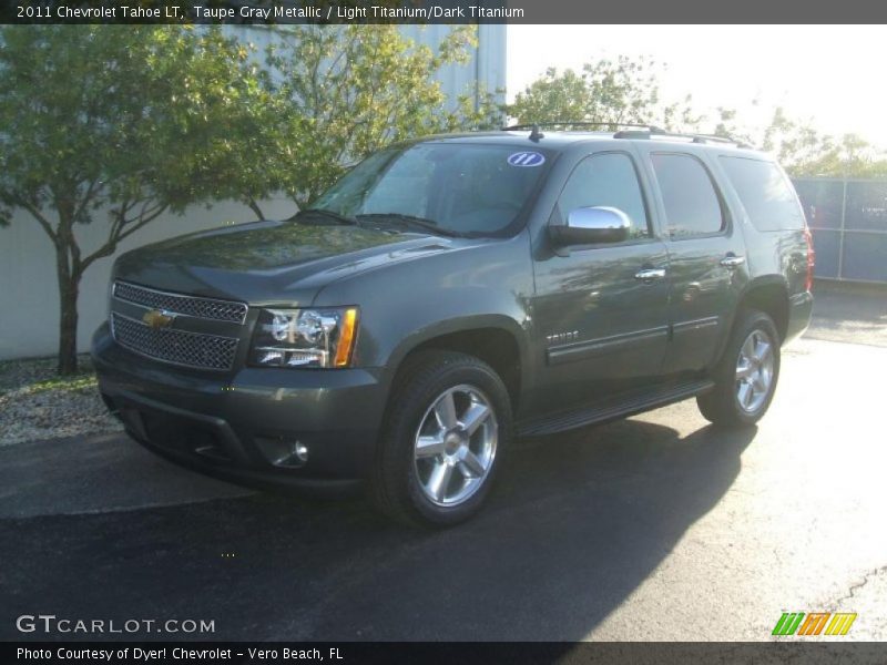 Taupe Gray Metallic / Light Titanium/Dark Titanium 2011 Chevrolet Tahoe LT