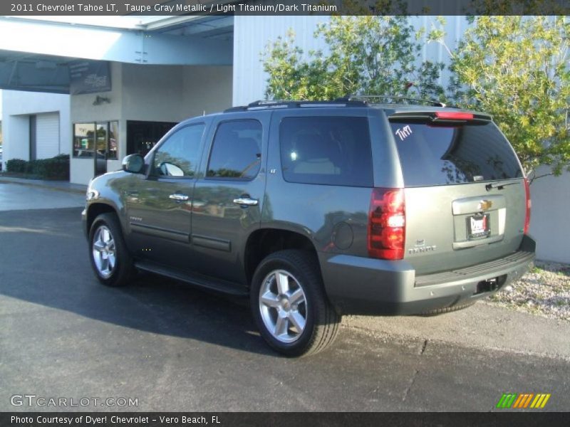 Taupe Gray Metallic / Light Titanium/Dark Titanium 2011 Chevrolet Tahoe LT
