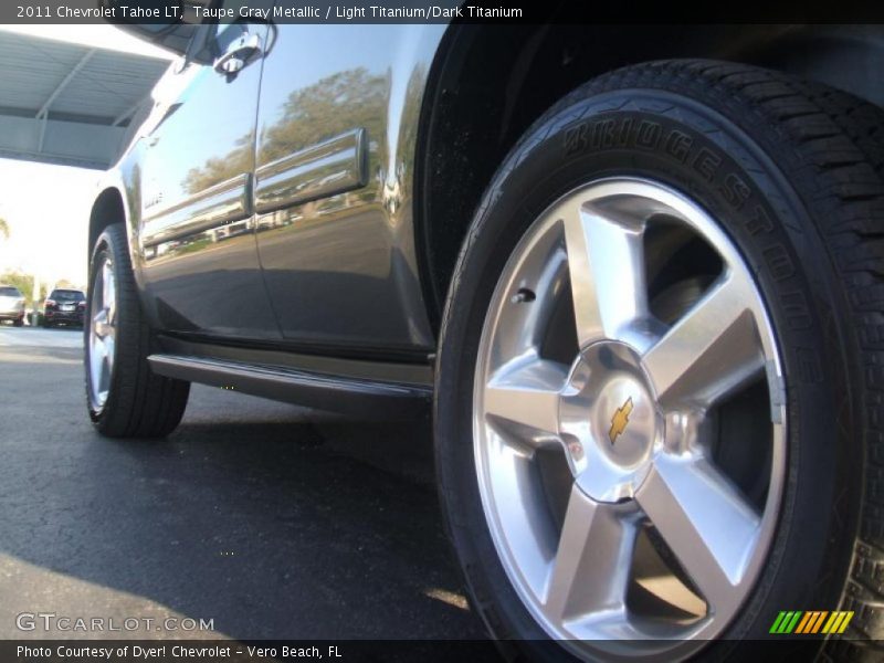 Taupe Gray Metallic / Light Titanium/Dark Titanium 2011 Chevrolet Tahoe LT