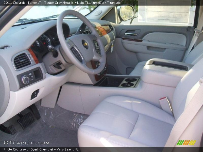 Taupe Gray Metallic / Light Titanium/Dark Titanium 2011 Chevrolet Tahoe LT