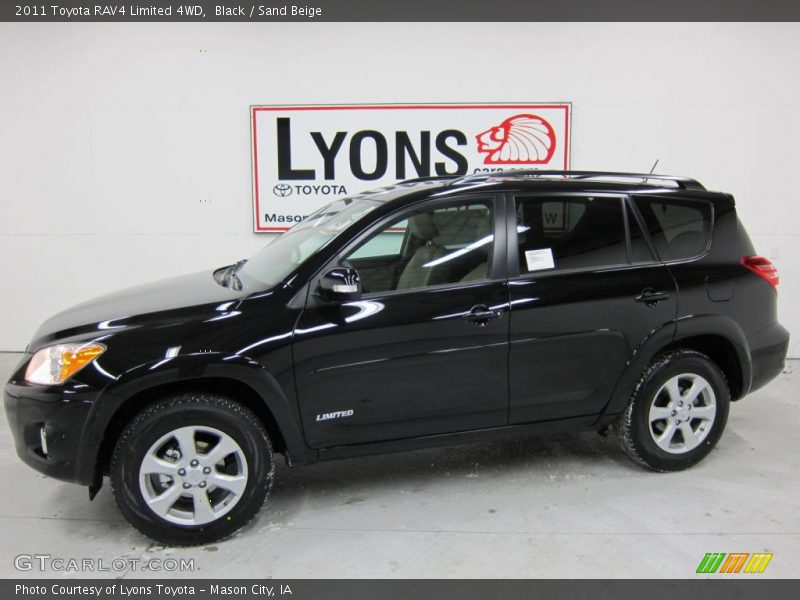 Black / Sand Beige 2011 Toyota RAV4 Limited 4WD