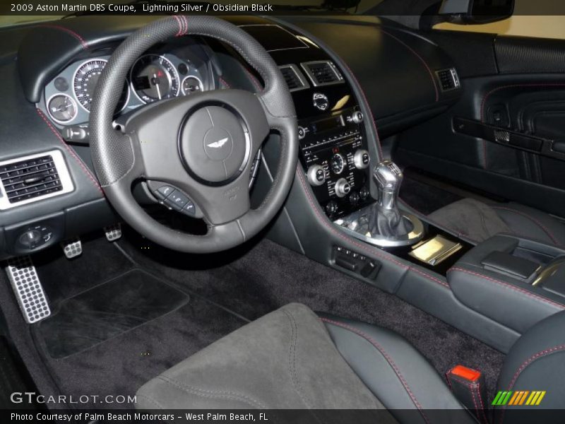 Obsidian Black Interior - 2009 DBS Coupe 