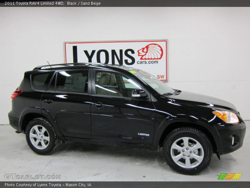 Black / Sand Beige 2011 Toyota RAV4 Limited 4WD