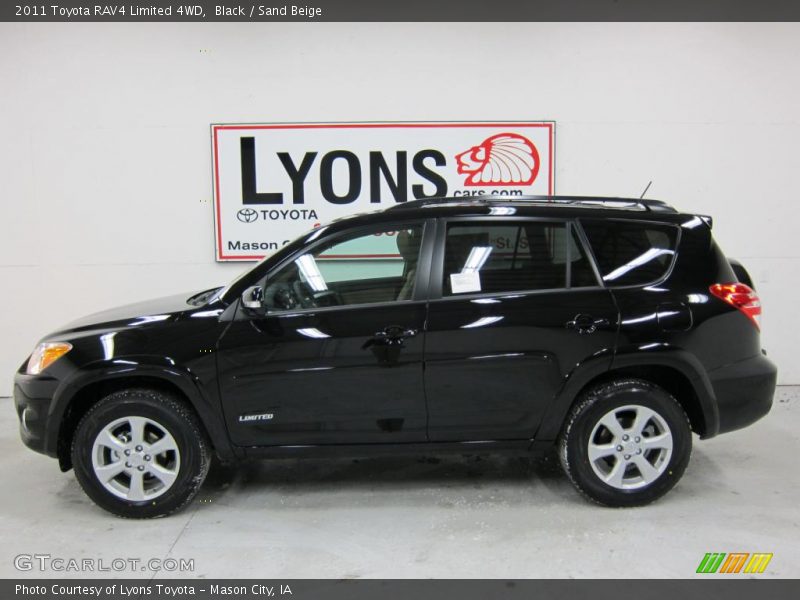 Black / Sand Beige 2011 Toyota RAV4 Limited 4WD