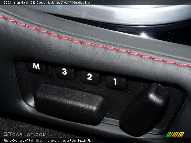 Controls of 2009 DBS Coupe