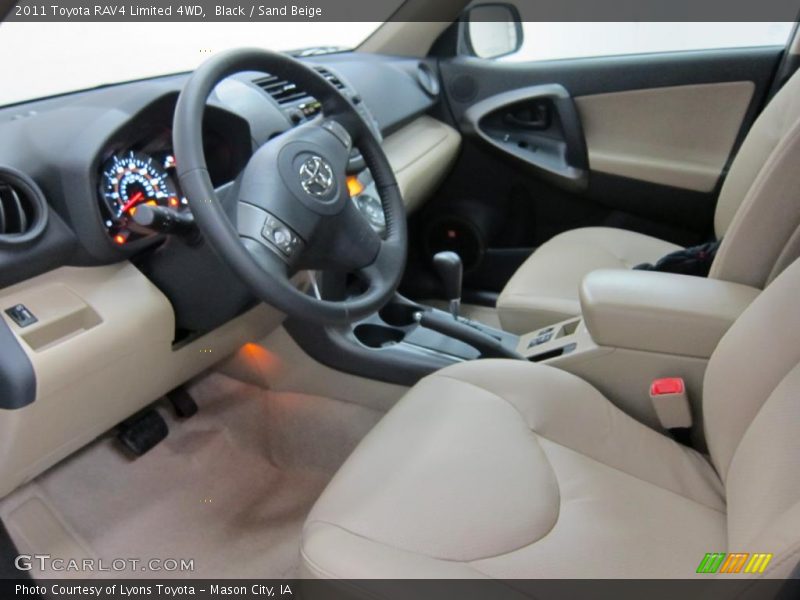Black / Sand Beige 2011 Toyota RAV4 Limited 4WD