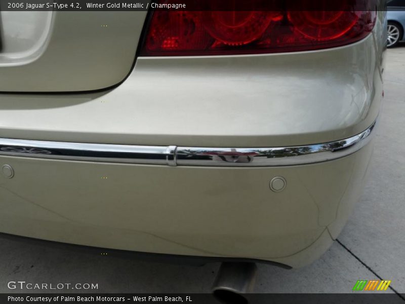Winter Gold Metallic / Champagne 2006 Jaguar S-Type 4.2
