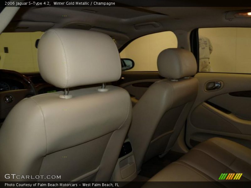 Winter Gold Metallic / Champagne 2006 Jaguar S-Type 4.2