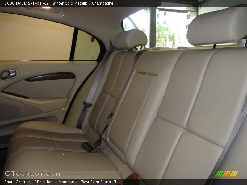 Winter Gold Metallic / Champagne 2006 Jaguar S-Type 4.2