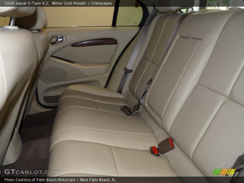Winter Gold Metallic / Champagne 2006 Jaguar S-Type 4.2