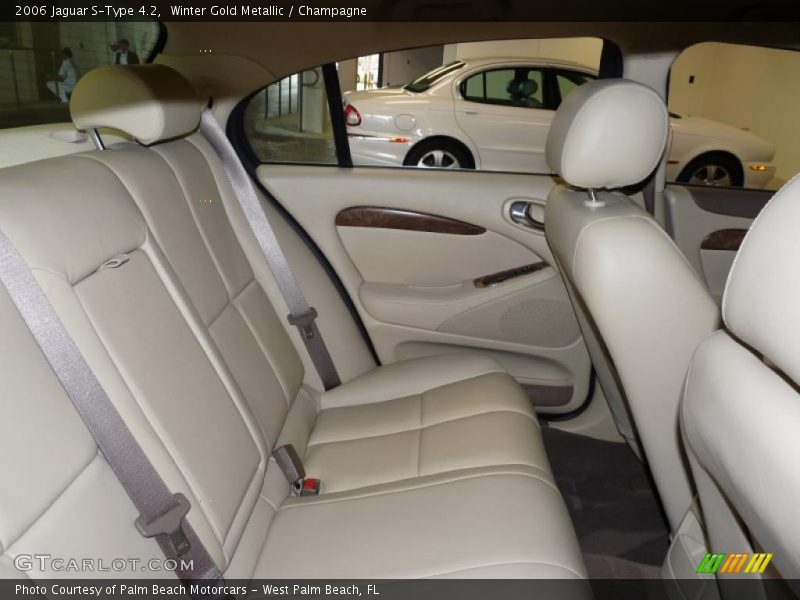 Winter Gold Metallic / Champagne 2006 Jaguar S-Type 4.2