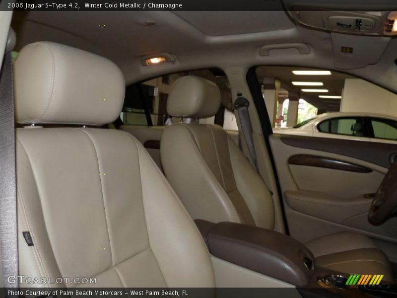 Winter Gold Metallic / Champagne 2006 Jaguar S-Type 4.2