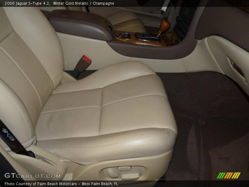 Winter Gold Metallic / Champagne 2006 Jaguar S-Type 4.2