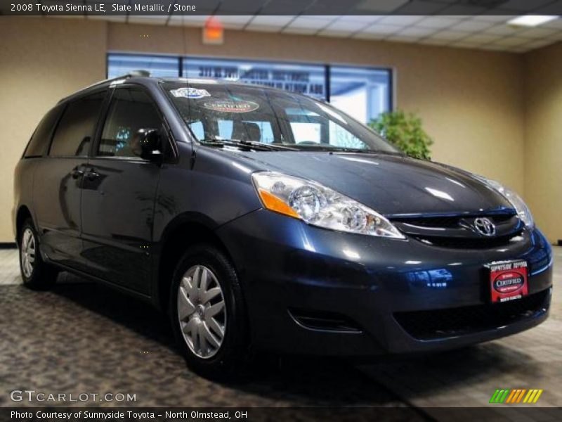 Slate Metallic / Stone 2008 Toyota Sienna LE