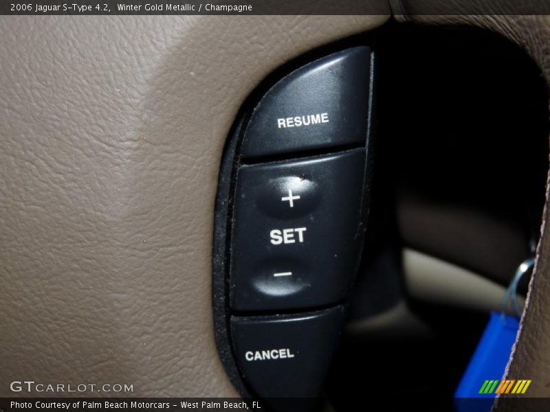 Winter Gold Metallic / Champagne 2006 Jaguar S-Type 4.2