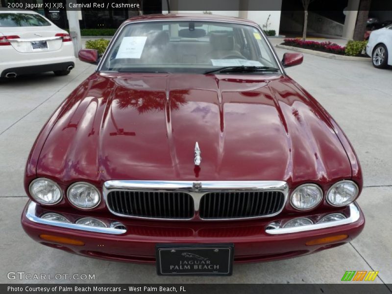Carnival Red / Cashmere 2000 Jaguar XJ XJ8