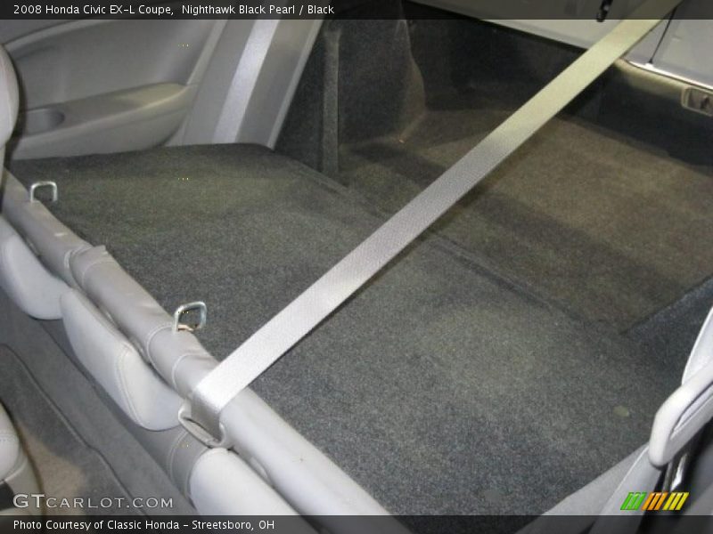 Nighthawk Black Pearl / Black 2008 Honda Civic EX-L Coupe