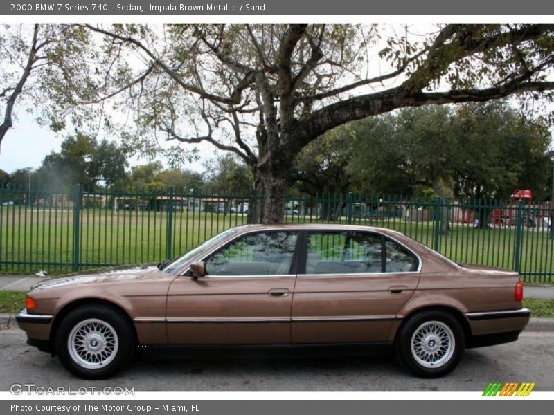 Impala Brown Metallic / Sand 2000 BMW 7 Series 740iL Sedan