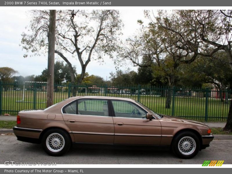 Impala Brown Metallic / Sand 2000 BMW 7 Series 740iL Sedan