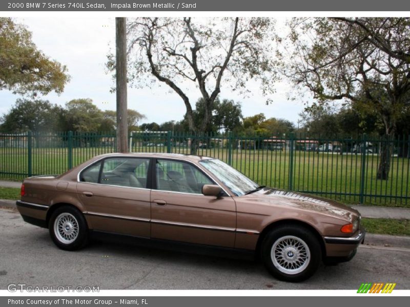 Impala Brown Metallic / Sand 2000 BMW 7 Series 740iL Sedan