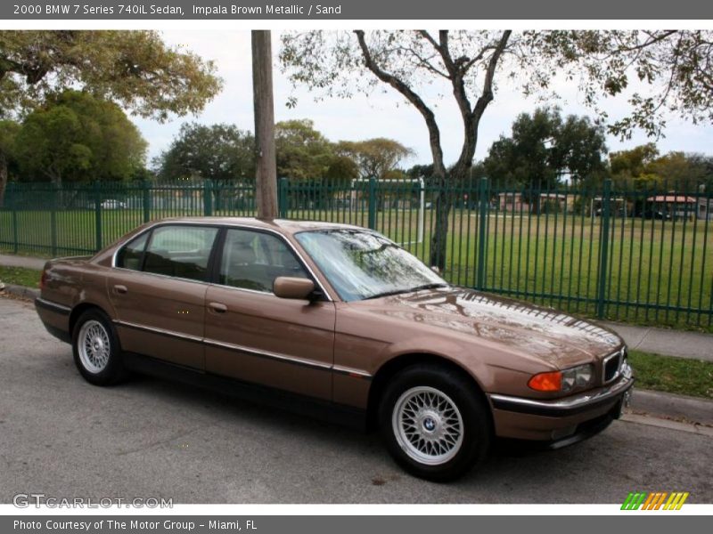 Impala Brown Metallic / Sand 2000 BMW 7 Series 740iL Sedan