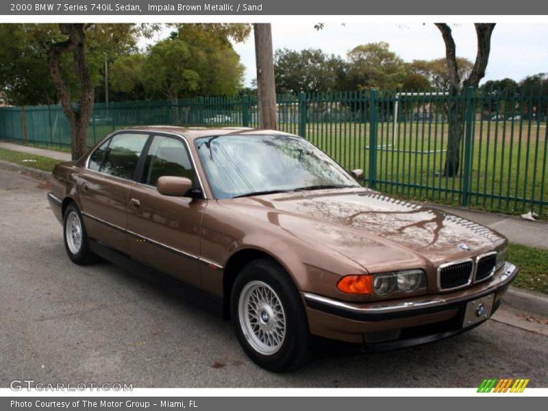 Impala Brown Metallic / Sand 2000 BMW 7 Series 740iL Sedan