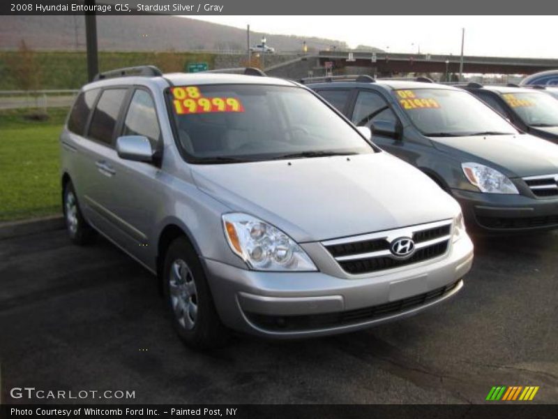 Stardust Silver / Gray 2008 Hyundai Entourage GLS