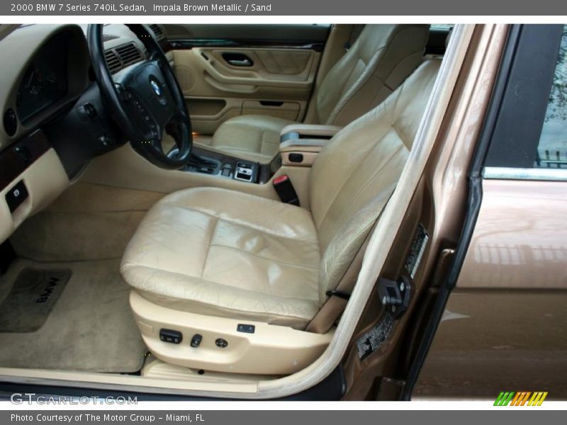 Impala Brown Metallic / Sand 2000 BMW 7 Series 740iL Sedan