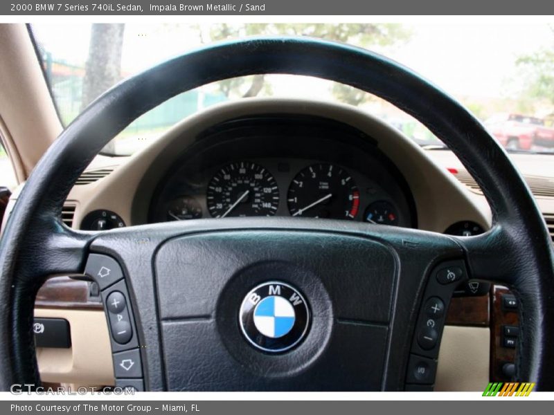 Impala Brown Metallic / Sand 2000 BMW 7 Series 740iL Sedan