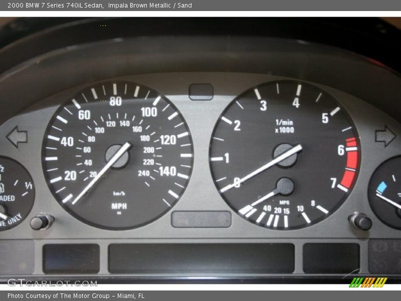 Impala Brown Metallic / Sand 2000 BMW 7 Series 740iL Sedan