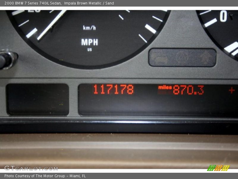 Impala Brown Metallic / Sand 2000 BMW 7 Series 740iL Sedan