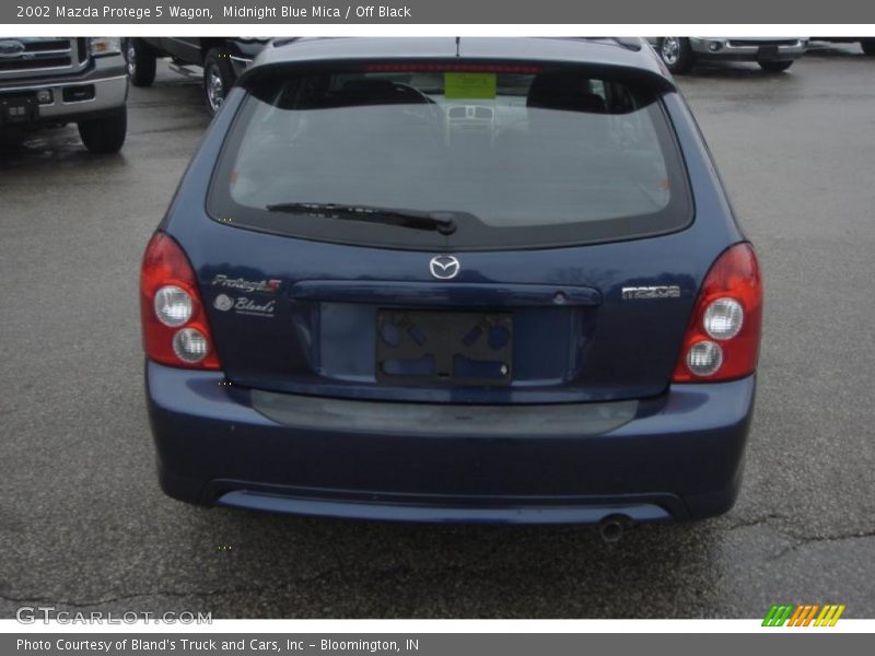 Midnight Blue Mica / Off Black 2002 Mazda Protege 5 Wagon