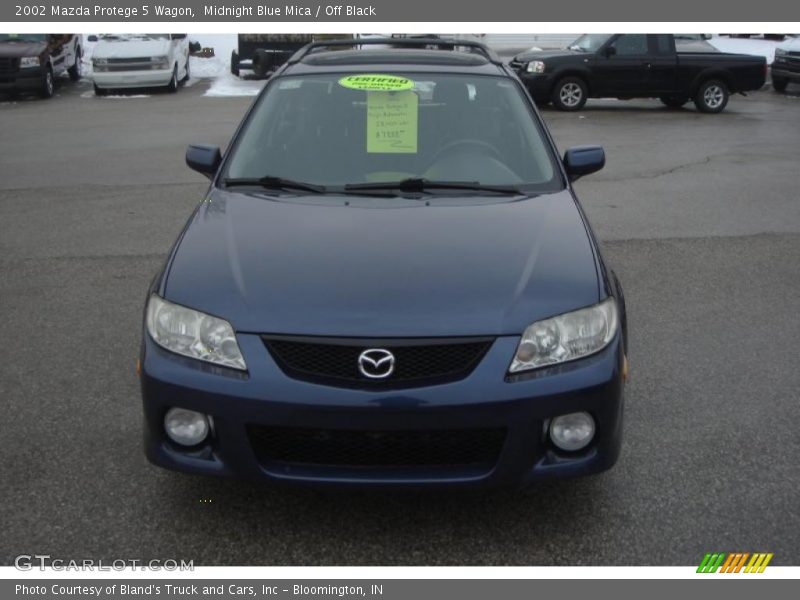 Midnight Blue Mica / Off Black 2002 Mazda Protege 5 Wagon