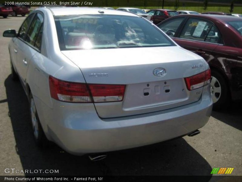 Bright Silver / Gray 2008 Hyundai Sonata GLS V6