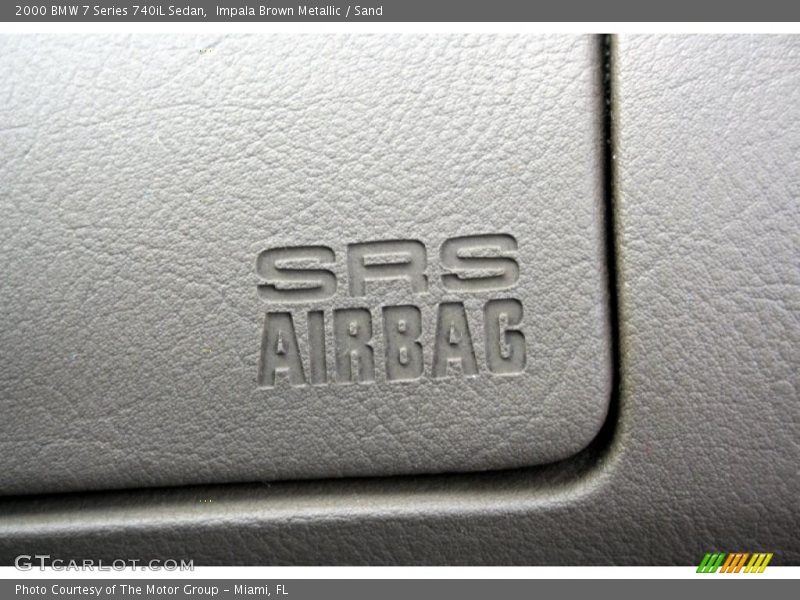 Impala Brown Metallic / Sand 2000 BMW 7 Series 740iL Sedan